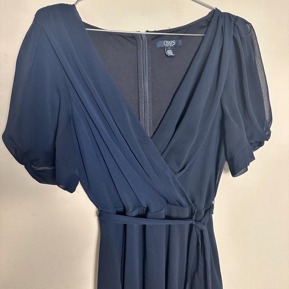 Navy blue formal dress